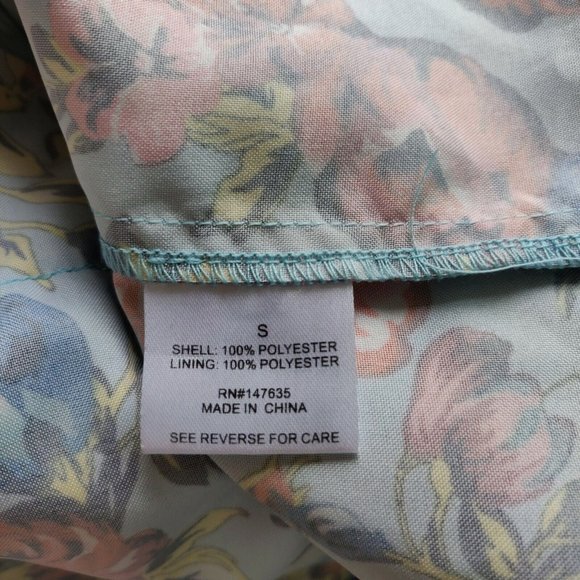 Romeo+Juliet Couture Size S Sleeveless Fit & Flare Floral Print Chiffon Dress - Picture 8 of 9